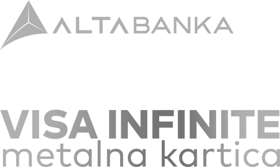 Visa Infinite metalna kartica