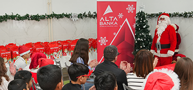 ALTA Bank's Holiday Mission: New Year's Gifts for Children in Bela Crkva